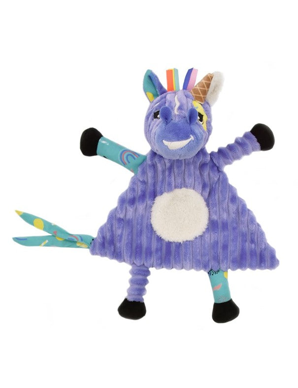 Doudou bébé Les déglingos Kiprokos le zèbre - L'Atelier Des Tout-Petits