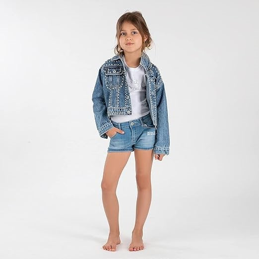 Piger denimshorts Skæld mig ikke ud Kama Marine