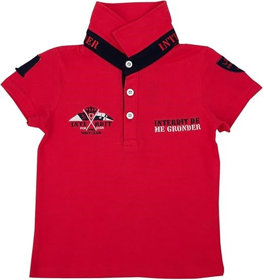 Polo Interdit De Me Gronder Océan rouge