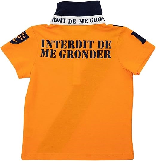 Orange poloshirt i stil