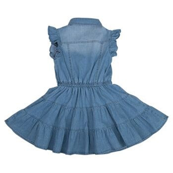 Ska Denim Blaues Kleid „Forbidden To Scold Me“