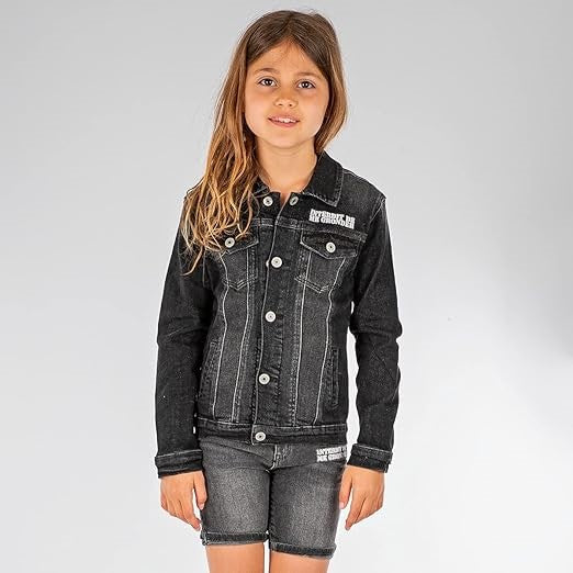 Denima sort denimjakke til piger