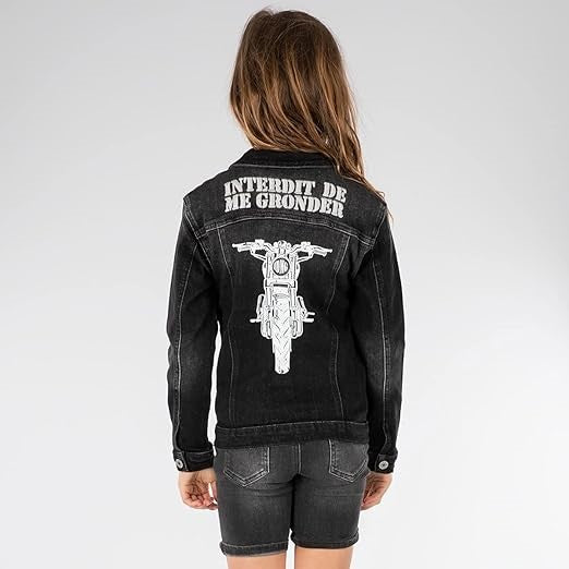Denima sort denimjakke til piger