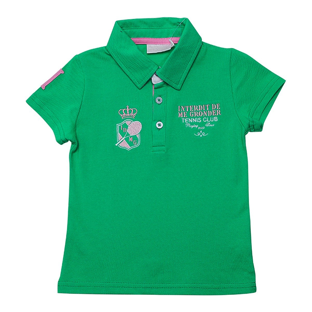 Oxford Green – Poloshirt „No Scolding Me“
