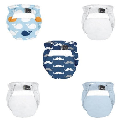 5 waschbare Kushies-Windeln 0-4 kg