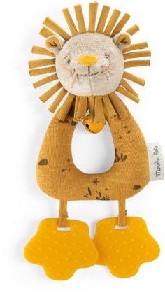 Anneau hochet bébé Lion sous mon baobab Moulin Roty