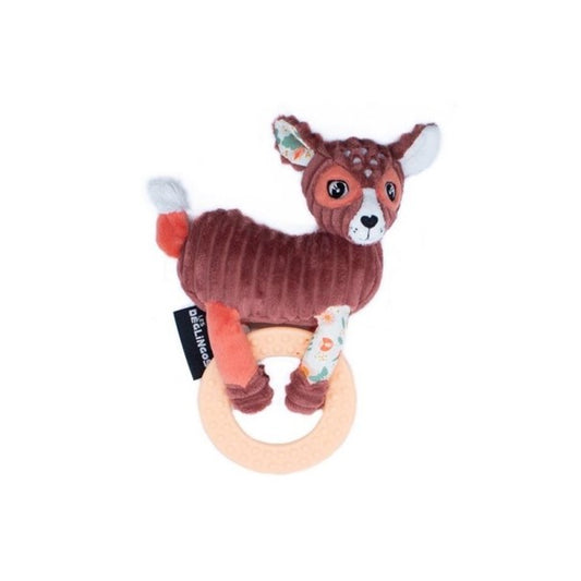 Jouet de Dentition pour Bébé Les déglingos Melimelos La Biche - L'Atelier Des Tout-Petits