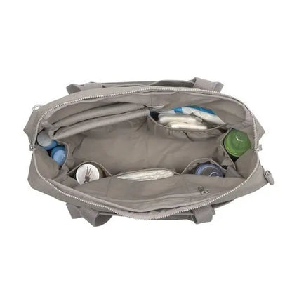 Sac à langer Lässig Coton Essential green label taupe - L'Atelier Des Tout-Petits