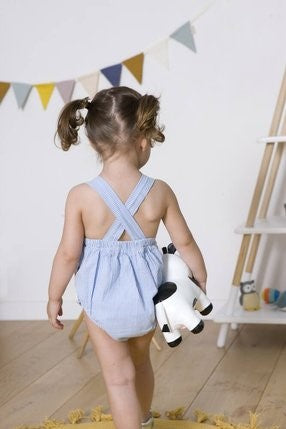 Peluche musicale bébé Emma la vache - Les animaux musicaux - L'Atelier Des Tout-Petits