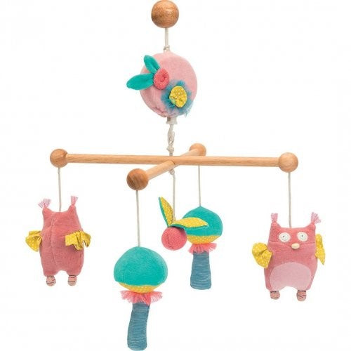 Mobile musical Moulin Roty Mademoiselle et Ribambelle - L'Atelier Des Tout-Petits