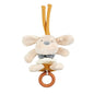 Nattou Charlie chien Peluche vibrante avec anneau Beige 19 cm - L'Atelier Des Tout-Petits