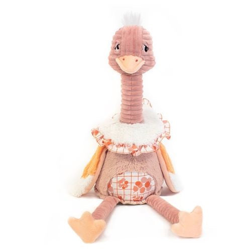 Peluche Original Les Déglingos Pomelos l'autruche - L'Atelier Des Tout-Petits