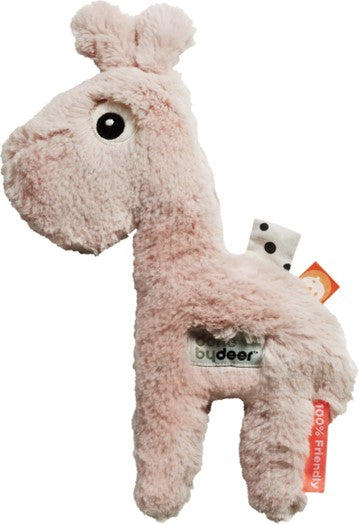 Peluche bébé Done By Deer Raffi Pink - L'Atelier Des Tout-Petits