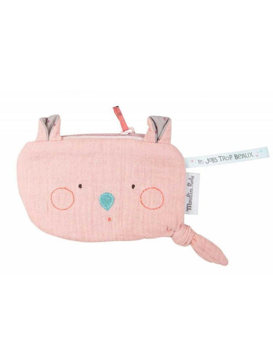 Petit portefeuille souris pour bébé Moulin Roty
