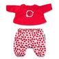 Pyjama Lilliputiens Robin Rouge-gorge pour poupée 36 cm - L'Atelier Des Tout-Petits