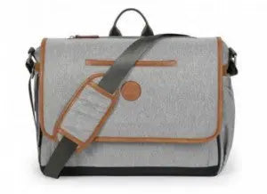 Sac à langer Outlander Messenger gris chiné clair - L'Atelier Des Tout-Petits