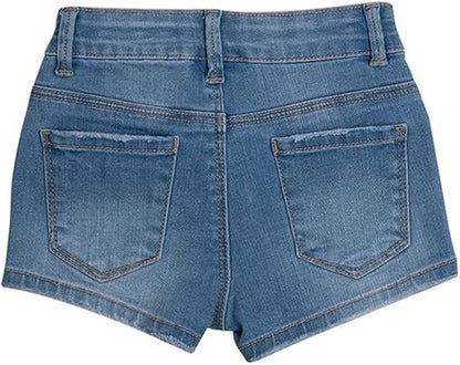 Short en jean fille Interdit de me gronder Kama Marine