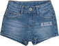 Short en jean fille Interdit de me gronder Kama Marine
