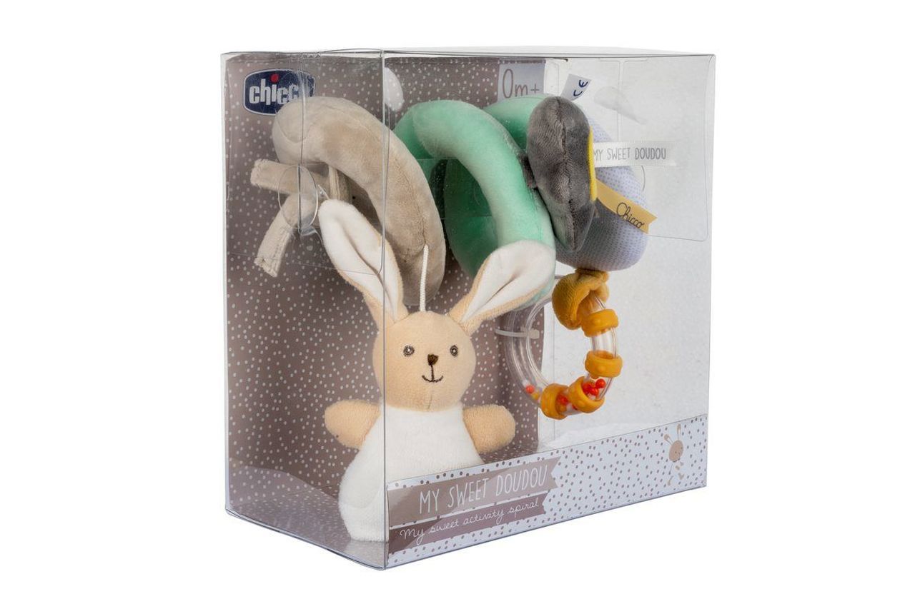 Spirale d'activités bébé poussette Chicco My sweet doudou - L'Atelier Des Tout-Petits