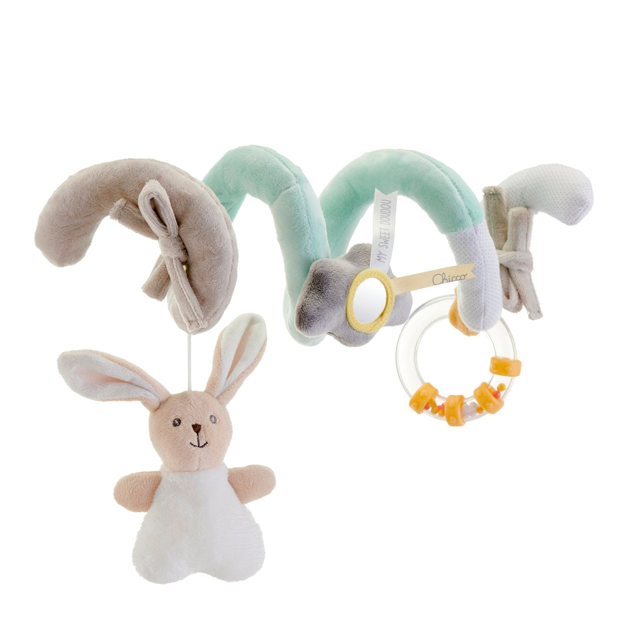 Spirale d'activités bébé poussette Chicco My sweet doudou - L'Atelier Des Tout-Petits