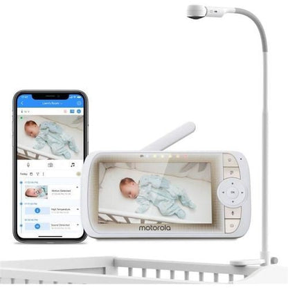 Écoute Bébé Vidéo Wifi Motorola VM65 Connect 2en1 Écran 5" + Pied - L'Atelier Des Tout-Petits