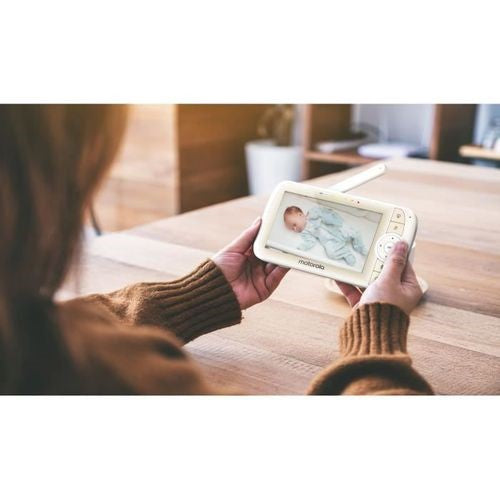 Écoute Bébé Vidéo Wifi Motorola VM65 Connect 2en1 Écran 5" + Pied - L'Atelier Des Tout-Petits