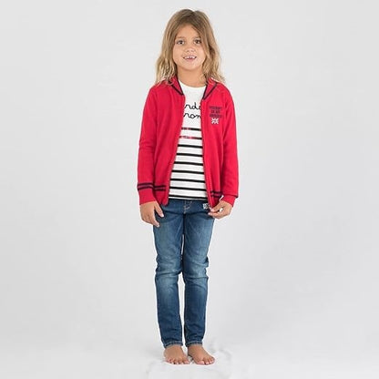 Gilet Interdit De Me Gronder Swag rouge logo bleu