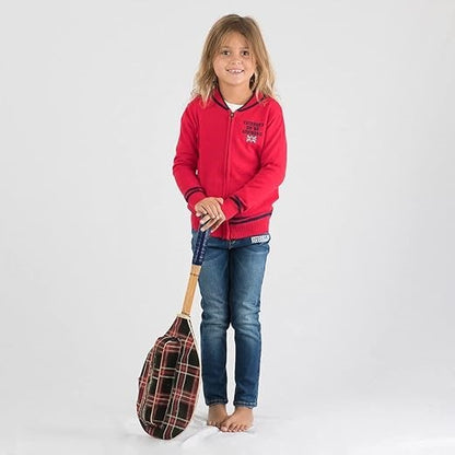 Gilet Interdit De Me Gronder Swag rouge logo bleu