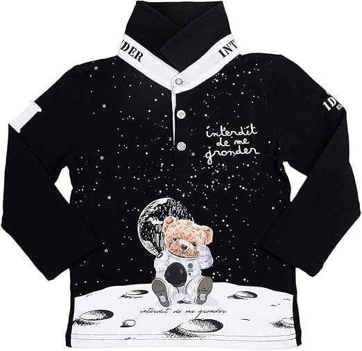 Luna Langarm-Poloshirt