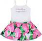 Robe fille Interdit De Me Gronder Flower Imprimé fleur