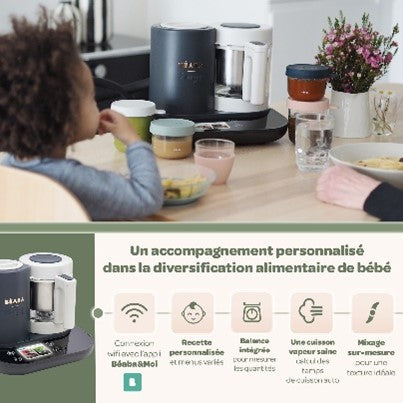 Robot multifonction Béaba Babycook Smart Gris Anthracite