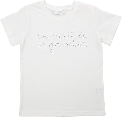 Rock – Weißes T-Shirt „No Scolding Me“