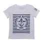 T-shirt Interdit De Me Gronder Tribord blanc