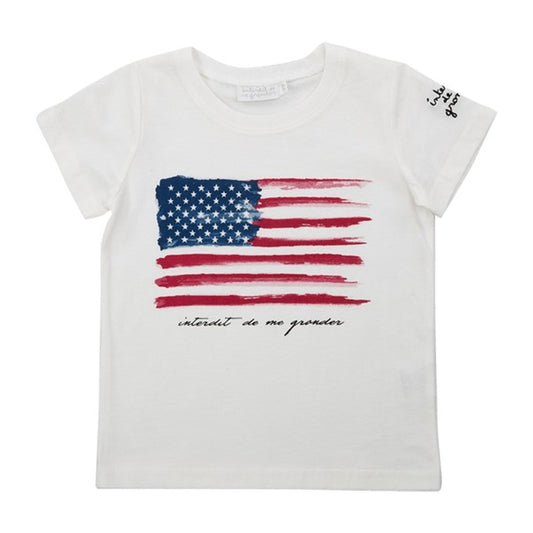 Weißes USA No Scolding Me T-Shirt