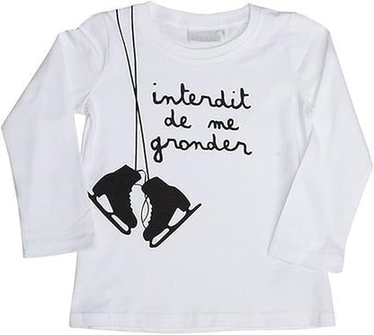T-shirt manches longues Interdit De Me Gronder Patinage