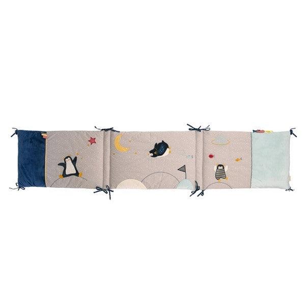 Gautier Les Nanouks blau/grau/schwarzes Bettnestchen