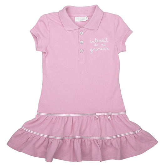Robe fille Interdit De Me Gronder Mademoiselle (rose)