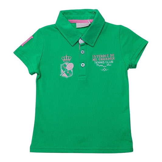 Oxford Green – Poloshirt „No Scolding Me“