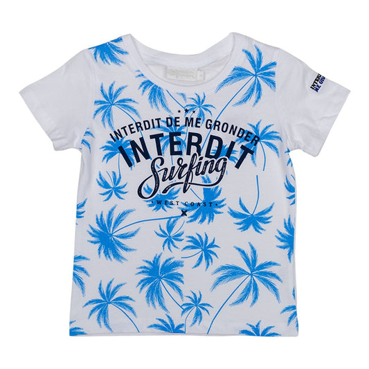 Palm Beach – Weißes T-Shirt „No Scolding Me“