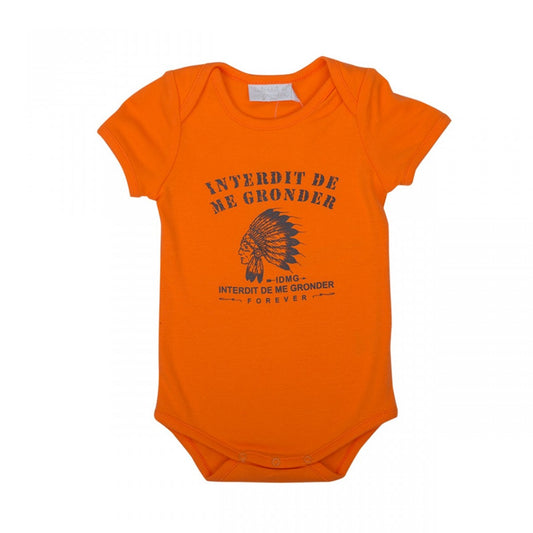 Baby Body Verboten, mich zu schelten, kleiner oranger Indianer