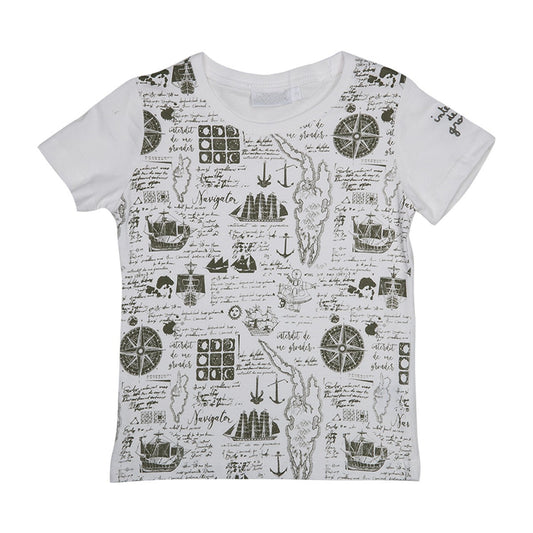 No Scolding Me T-Shirt Pirat ecru