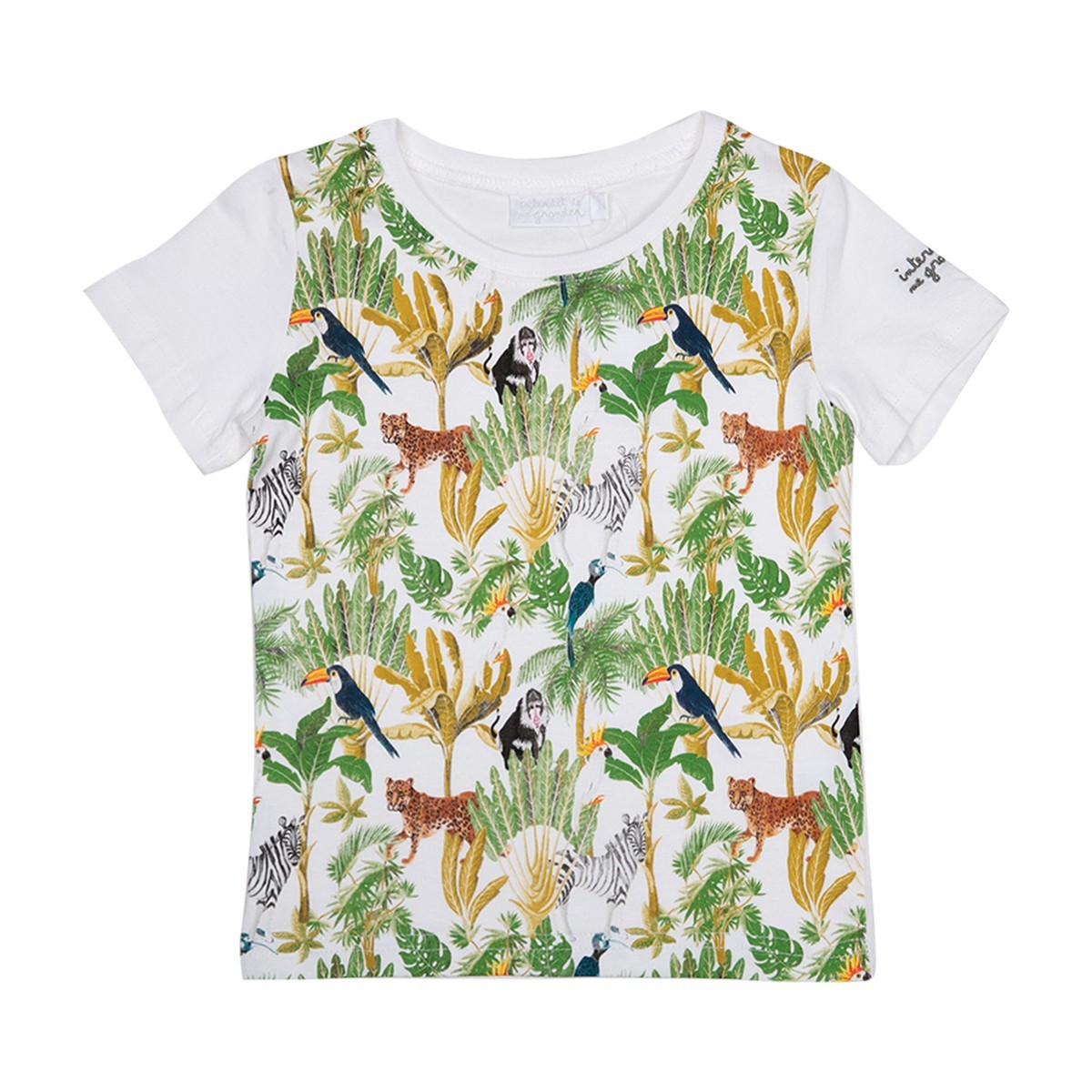 No Scolding Me T-shirt Safari ecru